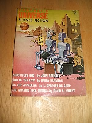 Immagine del venditore per Fantastic Universe August 1957 venduto da biblioboy