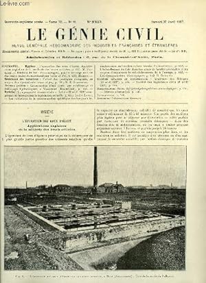 Bild des Verkufers fr Le gnie civil tome XC n 18 - L'puration des eaux d'gout, applications anglaises de la mthode des boues actives par M. Fontaine, Frein intgral pour le freinage continu des longs trains de marchandises par Marbet, Calcul des portiques composs zum Verkauf von Le-Livre