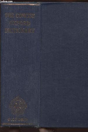 Bild des Verkufers fr The concise Oxford dictionary of current English- Fourth edition revised by E. McIntosh zum Verkauf von Le-Livre