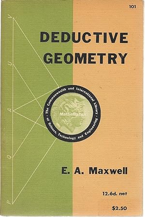 Imagen del vendedor de Deductive Geometry a la venta por Cher Bibler