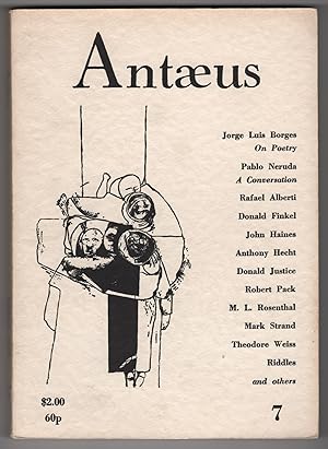 Bild des Verkufers fr Antaeus 7 (Autumn 1972) zum Verkauf von Philip Smith, Bookseller