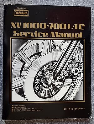 Genuine Yamaha Service Manual: XV700L/LC and XV1000L/LC