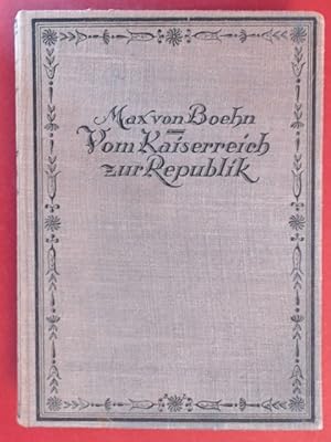 Bild des Verkufers fr Vom Kaiserreich zur Republik : eine Kulturgeschichte Frankreichs im 19. Jahrhundert. zum Verkauf von Wissenschaftliches Antiquariat Zorn