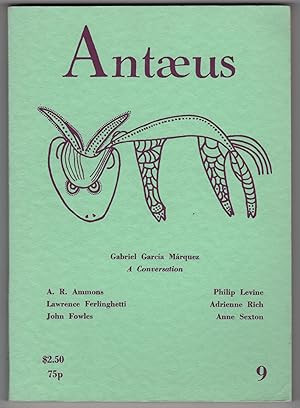 Imagen del vendedor de Antaeus 9 (Spring 1973) a la venta por Philip Smith, Bookseller