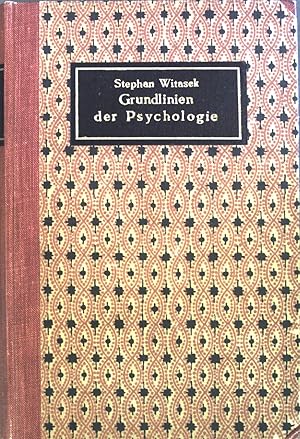 Imagen del vendedor de Grundlinien der Psychologie. a la venta por books4less (Versandantiquariat Petra Gros GmbH & Co. KG)