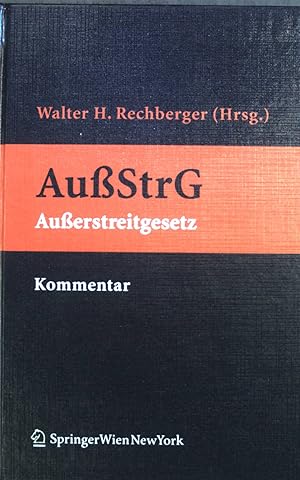 Bild des Verkufers fr Kommentar zum Auerstreitgesetz. zum Verkauf von books4less (Versandantiquariat Petra Gros GmbH & Co. KG)