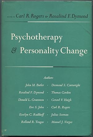 Bild des Verkufers fr Psychotherapy and Personality Change zum Verkauf von Between the Covers-Rare Books, Inc. ABAA