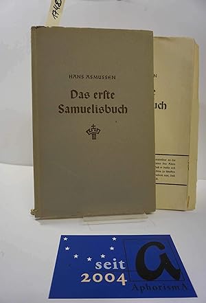 Image du vendeur pour Das erste Samuelisbuch. mis en vente par AphorismA gGmbH