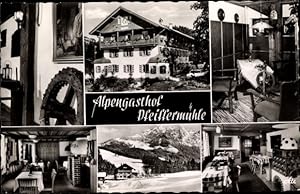 Ansichtskarte / Postkarte Jungholz in Tirol, Alpengasthof Pfeiffermühle - Inh. Fam. Schneider