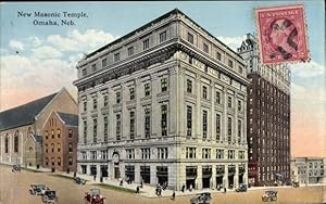 Immagine del venditore per Ansichtskarte / Postkarte Omaha Nebraska USA, New Masonic Temple venduto da akpool GmbH