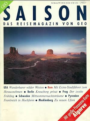 Bild des Verkufers fr GEO Saison. Das Reisemagazin von GEO. Heft Nr. 3 Mai/ Juni 1990. zum Verkauf von Online-Buchversand  Die Eule