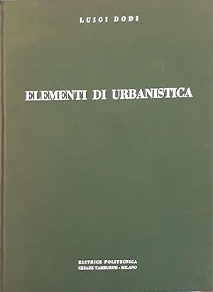 Immagine del venditore per Elementi di Urbanistica venduto da librisaggi