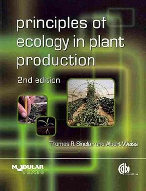 Seller image for Principles of Ecology in Plant Production for sale by GreatBookPrices