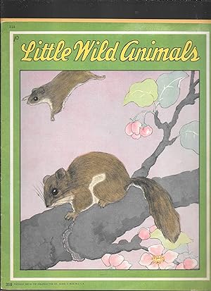 Bild des Verkufers fr LITTLE WILD ANIMALS illustrated by Fern Bisel Peet 1943 zum Verkauf von John Wielinski