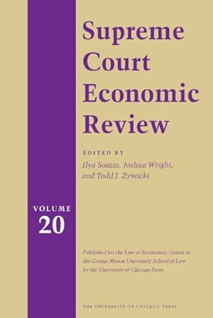 Imagen del vendedor de Supreme Court Economic Review a la venta por GreatBookPrices