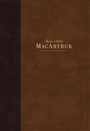 Seller image for Biblia de Estudio MacArthur / The MacArthur Study Bible : Nueva Biblia De Las Amricas, Caf, Leathersoft / New American Bible, Cafe, Leathersoft -Language: Spanish for sale by GreatBookPrices