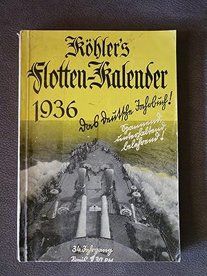 Köhlers Flotten-Kalender für 1936.