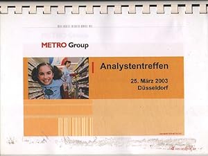 Metro Group. Analystentreffen. 25. März 2003, Düsseldorf.