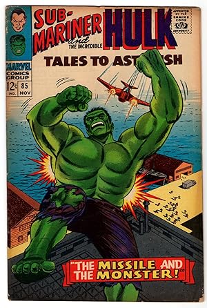 Immagine del venditore per Tales to Astonish #85. (Featuring Sub-Mariner and the Incredible Hulk) venduto da Parigi Books, Vintage and Rare
