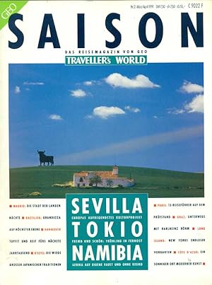 Bild des Verkufers fr GEO Saison. Das Reisemagazin von GEO. Traveller s World. Heft 2 Mrz/ April 1991. zum Verkauf von Online-Buchversand  Die Eule