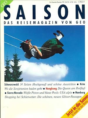 Bild des Verkufers fr GEO Saison. Das Reisemagazin von GEO. Heft Nr. 6 November/ Dezember 1990. zum Verkauf von Online-Buchversand  Die Eule