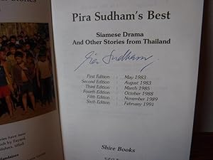 Pira Sudham's Best: Siamese Drama and Other Stories from Thailand