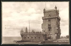 Bild des Verkufers fr Ansichtskarte Lissabon, Festungsturm zum Verkauf von Bartko-Reher
