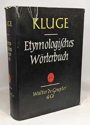 Etymologisches wörterbuch der deutschen sprache - 20. auflage bearbeitet von Walter Mitzka