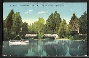 Bild des Verkufers fr Ansichtskarte Braga, Lago do Parque do Bom Jezus zum Verkauf von Bartko-Reher