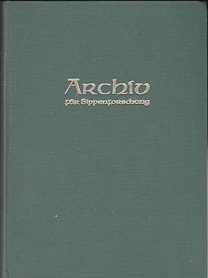 Archiv für Sippenforschung mit praktischer Forschungshilfe. 35. und 36. Jahrgang 1969-1970.