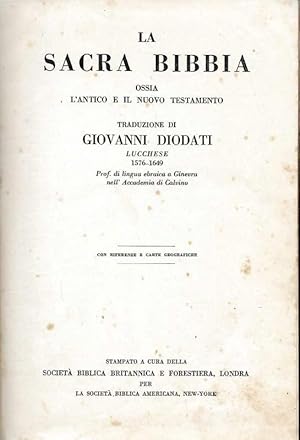 BIBBIA DIODATI 1641 - EDIZIONE LIMITATA 4° CENTENARIO - ADI-Media