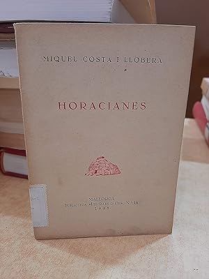 Imagen del vendedor de HORACIANES. a la venta por LLIBRERIA KEPOS-CANUDA