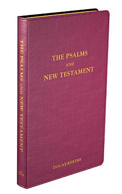 Seller image for Psalms and New Testament - Douay Rheims - burgundy for sale by Cenacle House