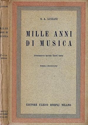 Bild des Verkufers fr Mille anni di musica zum Verkauf von Biblioteca di Babele