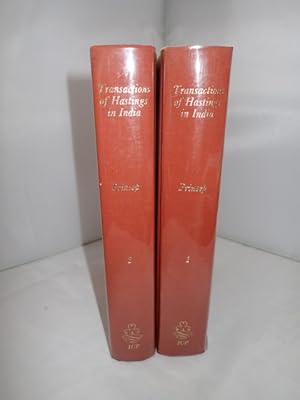 Bild des Verkufers fr History of the Political and Military Transactions in India During the Administration of the Marquess of Hastings 1813-1823 (2 Vols) zum Verkauf von YattonBookShop PBFA