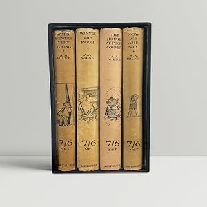 Seller image for THE COMPLETE WINNIE-THE-POOH ~ Comprising: When We Were Very Young, Winnie The Pooh, Now We Are Six and The House At Pooh Corner   All first edition, first printings 1924-7 Methuen for sale by John Atkinson Books ABA ILAB PBFA