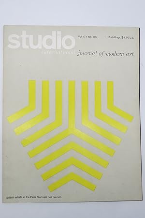 STUDIO INTERNATIONAL JOURNAL OF MODERN ART, SEPTEMBER 1967 VOLUME 174, NUMBER 89, (JEREMY MOON CO...