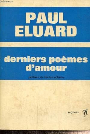 Image du vendeur pour Derniers pomes d'amour mis en vente par Le-Livre