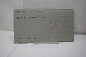 Mushroom terms in five languages English / French / German / Danish / Dutch.