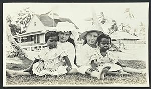 A W.W.I. period photograph album of Fanning Island, during the period of the German attack