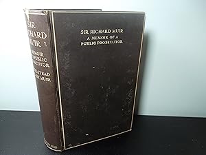 Seller image for Sir Richard Muir; A Memoir of a public Prosector for sale by Eastburn Books