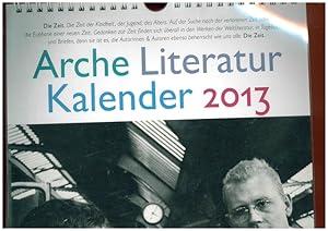 Imagen del vendedor de Arche Literatur Kalender 2013. a la venta por Ant. Abrechnungs- und Forstservice ISHGW