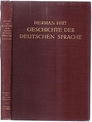 Seller image for Geschichte der deutschen Sprache (= Handbuch des Deutschen Unterrichts an Hheren Schulen. Band 4, Teil 1) for sale by Graphem. Kunst- und Buchantiquariat