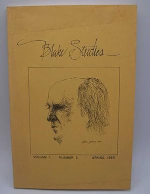 Bild des Verkufers fr Blake Studies Volume 1, Number 2, Spring 1969 zum Verkauf von Easy Chair Books
