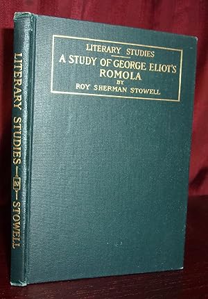 A STUDY OF GEORGE ELIOT'S ROMOLA