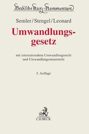 Seller image for Umwandlungsgesetz for sale by Rheinberg-Buch Andreas Meier eK