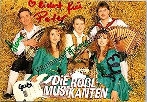 Bild des Verkufers fr Original Autogramm Die Rl-Musikanten /// Autograph signiert signed signee zum Verkauf von Antiquariat im Kaiserviertel | Wimbauer Buchversand