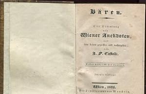 Bild des Verkufers fr Bren. Eine Sammlung Wiener-Anekdoten. aus dem Leben gegriffen und nacherzhlt. erstes Heft - erstes hundert zum Verkauf von Antiquariat Buchseite