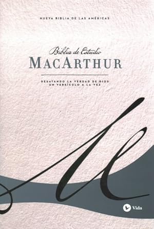 Immagine del venditore per Biblia de Estudio MacArthur/ MacArthur Study Bible : Nueva Biblia De Las Amricas -Language: Spanish venduto da GreatBookPrices