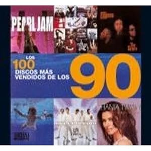 Seller image for LOS 100 DISCOS MS VENDIDOS DE LOS 90 for sale by URBANO LIBROS